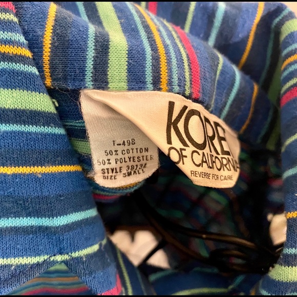 Vintage Men’s Striped Polo Size S - Picture 6 of 6